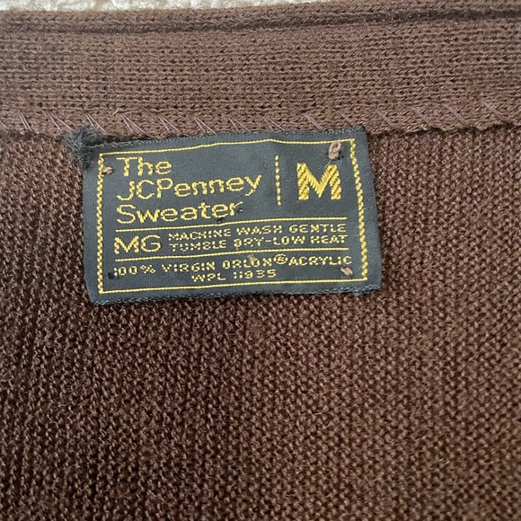 Vintage 80s JC Penney Knit Cardigan - Picture 2 of 3